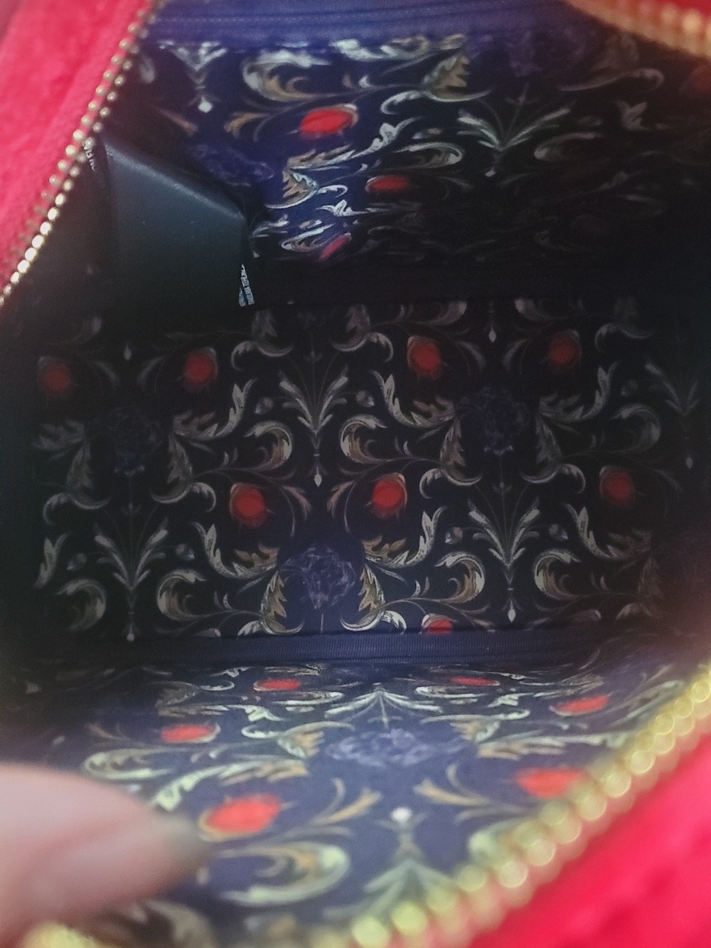 Loungefly White and Red Beauty and the Beast Stained Glass Mini Backpack - Picture 5 of 5